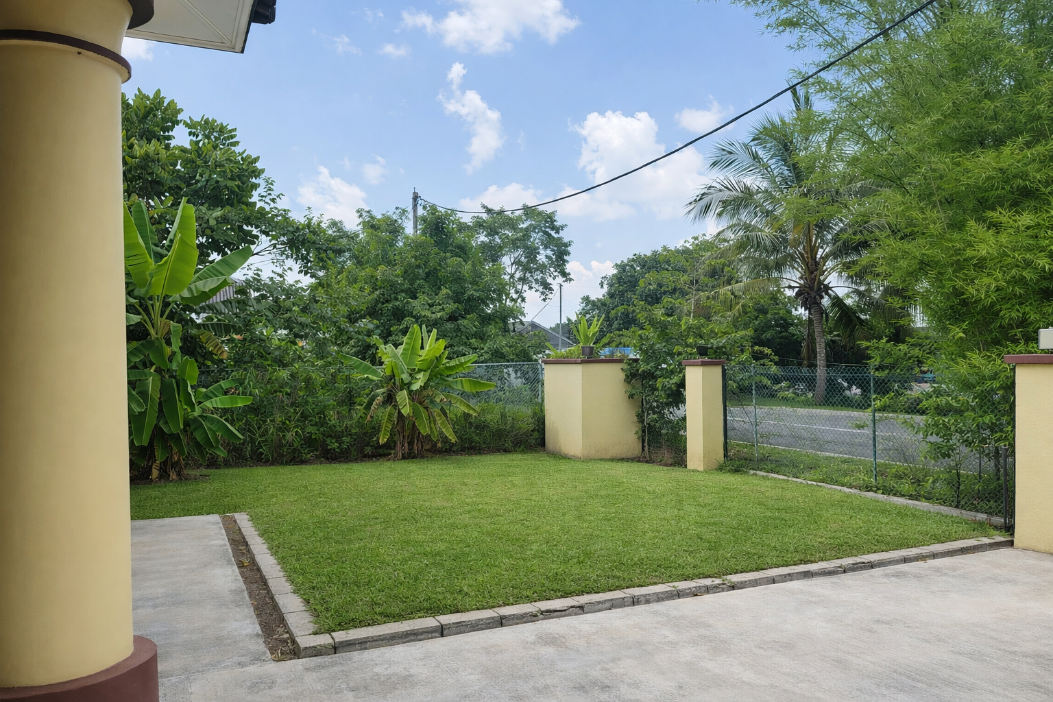 Entrance Lawn
